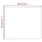 vidaXL Pizarra magnética de pared vidrio templado negro 50x40 cm vidaXL Pizarra magnética de pared vidrio templado negro 50x40 cm