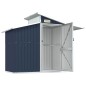 vidaXL Cobertizo de jardín acero galvanizado antracita 270x130x208,5cm vidaXL Cobertizo de jardín acero galvanizado antracita 270x130x208,5cm