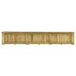 vidaXL Arriate de madera de pino impregnada 291x50x50 cm vidaXL Arriate de madera de pino impregnada 291x50x50 cm