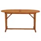 vidaXL Mesa de jardín madera maciza de eucalipto 200x100x75 cm vidaXL Mesa de jardín madera maciza de eucalipto 200x100x75 cm