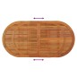 vidaXL Mesa de jardín madera maciza de eucalipto 200x100x75 cm vidaXL Mesa de jardín madera maciza de eucalipto 200x100x75 cm