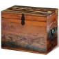 vidaXL Caja de almacenamiento madera maciza reciclada vidaXL Caja de almacenamiento madera maciza reciclada