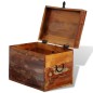 vidaXL Caja de almacenamiento madera maciza reciclada vidaXL Caja de almacenamiento madera maciza reciclada