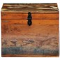 vidaXL Caja de almacenamiento madera maciza reciclada vidaXL Caja de almacenamiento madera maciza reciclada