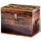 vidaXL Caja de almacenamiento madera maciza reciclada vidaXL Caja de almacenamiento madera maciza reciclada