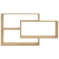 vidaXL Estantes pared madera contrachapada color roble 104x20x58,5 cm vidaXL Estantes pared madera contrachapada color roble 104x20x58,5 cm