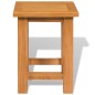 vidaXL Mesa auxiliar de madera maciza de roble 27x24x37 cm vidaXL Mesa auxiliar de madera maciza de roble 27x24x37 cm