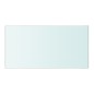 vidaXL Panel de estante vidrio claro 40x20 cm vidaXL Panel de estante vidrio claro 40x20 cm