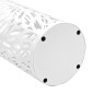 vidaXL Paragüero diseño de hojas acero blanco vidaXL Paragüero diseño de hojas acero blanco