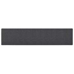 vidaXL Alfombra de pasillo gris antracita 50x250 cm