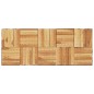 vidaXL Baldosas de terraza 10 uds madera maciza teca patrón vertical vidaXL Baldosas de terraza 10 uds madera maciza teca patrón vertical