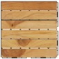 vidaXL Baldosas de terraza 10 uds madera maciza teca patrón vertical vidaXL Baldosas de terraza 10 uds madera maciza teca patrón vertical