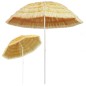 vidaXL Sombrilla de playa estilo Hawai natural 240 cm vidaXL Sombrilla de playa estilo Hawai natural 240 cm