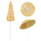vidaXL Sombrilla de playa estilo Hawai natural 240 cm vidaXL Sombrilla de playa estilo Hawai natural 240 cm