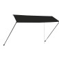 vidaXL Toldo retráctil con LED gris antracita 350x150 cm vidaXL Toldo retráctil con LED gris antracita 350x150 cm