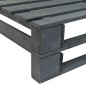 vidaXL Banco esquinero de palés para jardín madera gris vidaXL Banco esquinero de palés para jardín madera gris