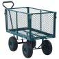 vidaXL Carrito de mano de jardín verde 350 kg vidaXL Carrito de mano de jardín verde 350 kg