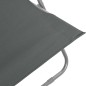 vidaXL Sillas de playa plegables 2 unidades acero y tela oxford gris vidaXL Sillas de playa plegables 2 unidades acero y tela oxford gris