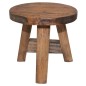vidaXL Taburete de madera maciza reciclada vidaXL Taburete de madera maciza reciclada