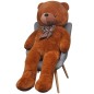 vidaXL Oso de peluche grande XXL marrón 135 cm vidaXL Oso de peluche grande XXL marrón 135 cm