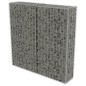 vidaXL Muro de gaviones con cubiertas acero galvanizado 100x20x100 cm vidaXL Muro de gaviones con cubiertas acero galvanizado 100x20x100 cm