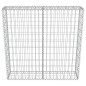 vidaXL Muro de gaviones con cubiertas acero galvanizado 100x20x100 cm vidaXL Muro de gaviones con cubiertas acero galvanizado 100x20x100 cm