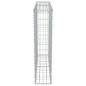 vidaXL Muro de gaviones con cubiertas acero galvanizado 100x20x100 cm vidaXL Muro de gaviones con cubiertas acero galvanizado 100x20x100 cm