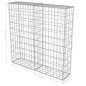 vidaXL Muro de gaviones con cubiertas acero galvanizado 100x20x100 cm vidaXL Muro de gaviones con cubiertas acero galvanizado 100x20x100 cm