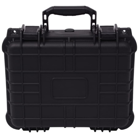 vidaXL Maletín protector de equipo negro 35x29,5x15 cm