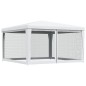 vidaXL Carpa para celebraciones con 4 paredes de malla blanco 4x4 m vidaXL Carpa para celebraciones con 4 paredes de malla blanco 4x4 m