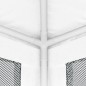 vidaXL Carpa para celebraciones con 4 paredes de malla blanco 4x4 m vidaXL Carpa para celebraciones con 4 paredes de malla blanco 4x4 m