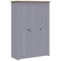vidaXL Armario 3 puertas madera pino Panamá Range gris 118x50x171,5cm vidaXL Armario 3 puertas madera pino Panamá Range gris 118x50x171,5cm