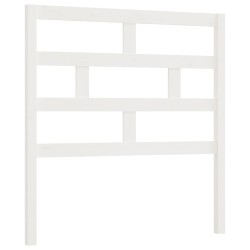vidaXL Cabecero de cama madera maciza de pino blanco 96x4x100 cm