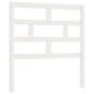 vidaXL Cabecero de cama madera maciza de pino blanco 96x4x100 cm vidaXL Cabecero de cama madera maciza de pino blanco 96x4x100 cm