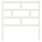 vidaXL Cabecero de cama madera maciza de pino blanco 96x4x100 cm vidaXL Cabecero de cama madera maciza de pino blanco 96x4x100 cm