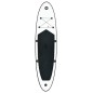 vidaXL Juego de tabla de paddle surf hinchable negro y blanco vidaXL Juego de tabla de paddle surf hinchable negro y blanco
