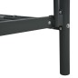 vidaXL Litera de metal negro 90x200 cm vidaXL Litera de metal negro 90x200 cm