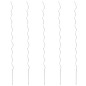 vidaXL Soporte para planta espiral 5 unidades 110 cm acero galvanizado vidaXL Soporte para planta espiral 5 unidades 110 cm acero galvanizado