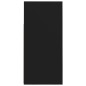 vidaXL Aparador con luces LED negro 80x35x75 cm vidaXL Aparador con luces LED negro 80x35x75 cm