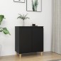 vidaXL Aparador con patas madera contrachapada negro 60x35x70 cm vidaXL Aparador con patas madera contrachapada negro 60x35x70 cm
