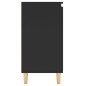vidaXL Aparador con patas madera contrachapada negro 60x35x70 cm vidaXL Aparador con patas madera contrachapada negro 60x35x70 cm