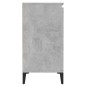vidaXL Aparador de madera contrachapada gris hormigón 60x35x70 cm vidaXL Aparador de madera contrachapada gris hormigón 60x35x70 cm