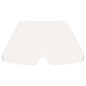 vidaXL Dosel de repuesto columpio de jardín blanco 188/168x145/110 cm vidaXL Dosel de repuesto columpio de jardín blanco 188/168x145/110 cm