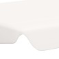 vidaXL Dosel de repuesto columpio de jardín blanco 188/168x145/110 cm vidaXL Dosel de repuesto columpio de jardín blanco 188/168x145/110 cm