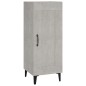 vidaXL Aparador de madera contrachapada gris hormigón 34,5x34x90 cm vidaXL Aparador de madera contrachapada gris hormigón 34,5x34x90 cm