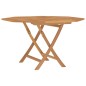 vidaXL Mesa de jardín plegable madera maciza de teca 120x120x75 cm vidaXL Mesa de jardín plegable madera maciza de teca 120x120x75 cm