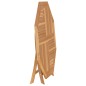 vidaXL Mesa de jardín plegable madera maciza de teca 120x120x75 cm vidaXL Mesa de jardín plegable madera maciza de teca 120x120x75 cm