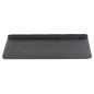 vidaXL Alfombrilla autoadhesiva de escalera 15 uds negro 65x24,5x3,5cm