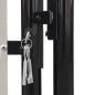 vidaXL Puerta de valla de jardín negra 100x150 cm vidaXL Puerta de valla de jardín negra 100x150 cm