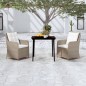 vidaXL Juego de comedor de jardín 3 piezas marrón vidaXL Juego de comedor de jardín 3 piezas marrón